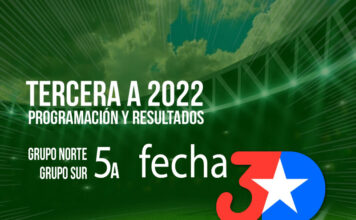 3era A – 5ta Fecha – Programación – Resultados Grupos Sur – Norte