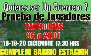 Prueba de Jugadores Club Deportivo Caupolican