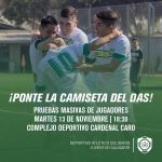 Tercera B Prueba de jugadores “Juventud Salvador”